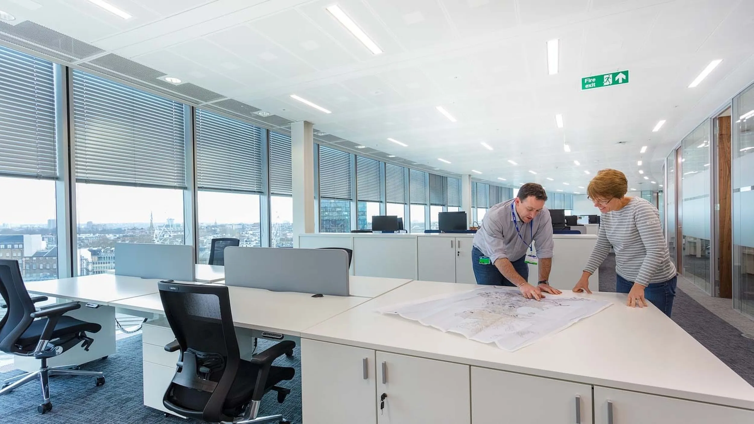 First Group's open plan office design