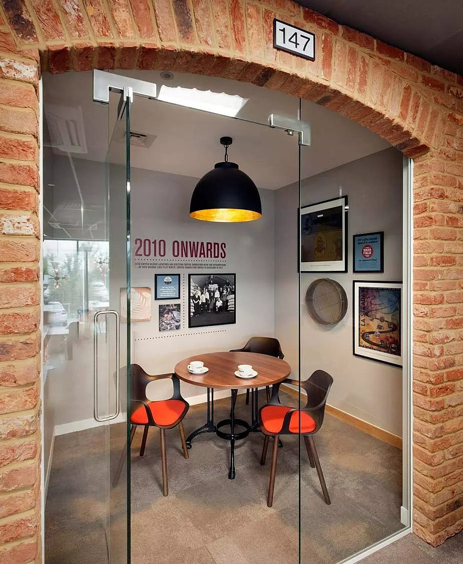 Trendy meeting room at Costa's Basildon office