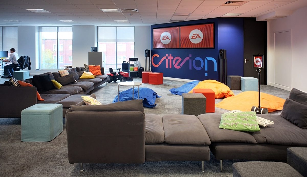 EA office breakout space fit out