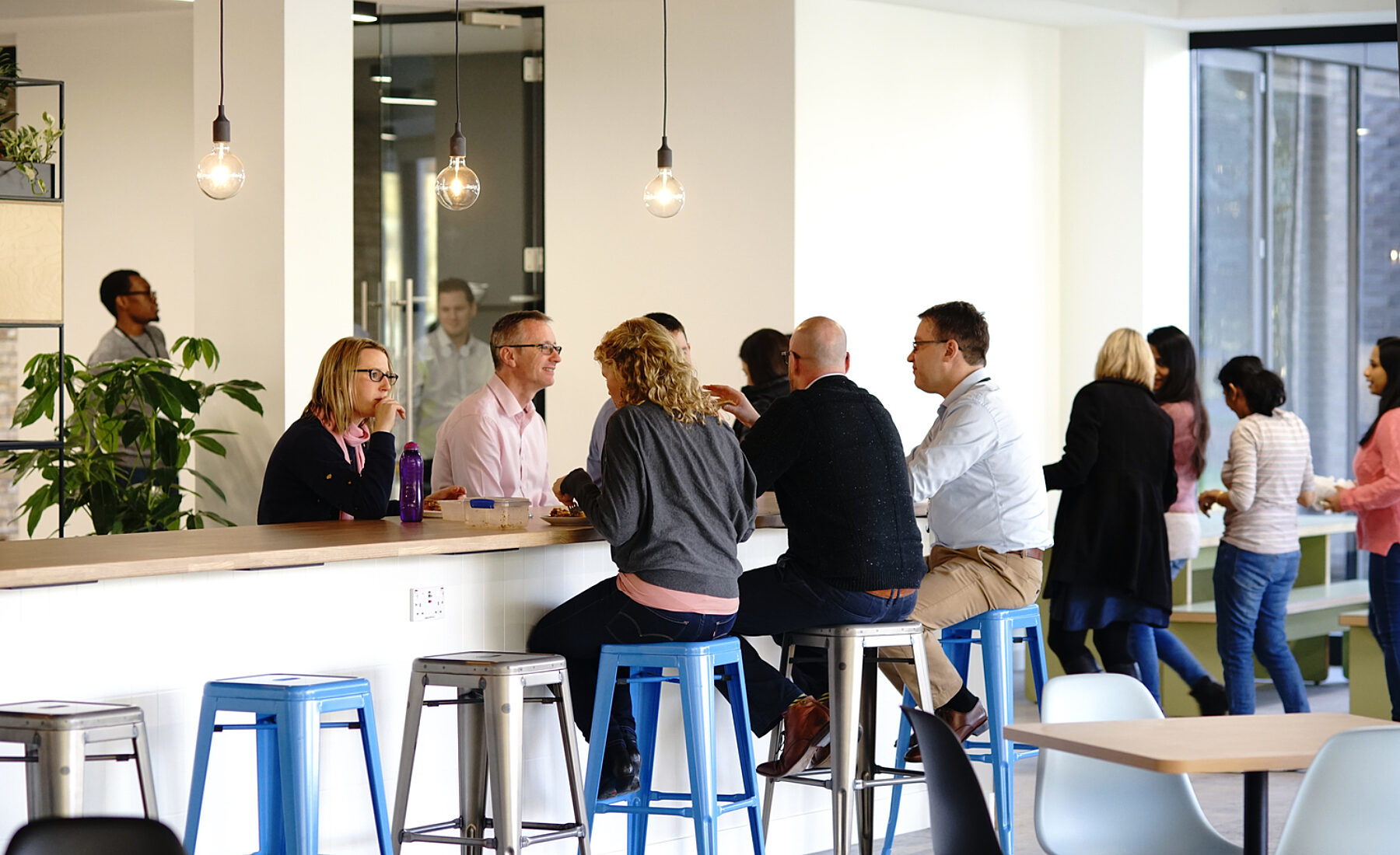 Bottomline communal workspace design