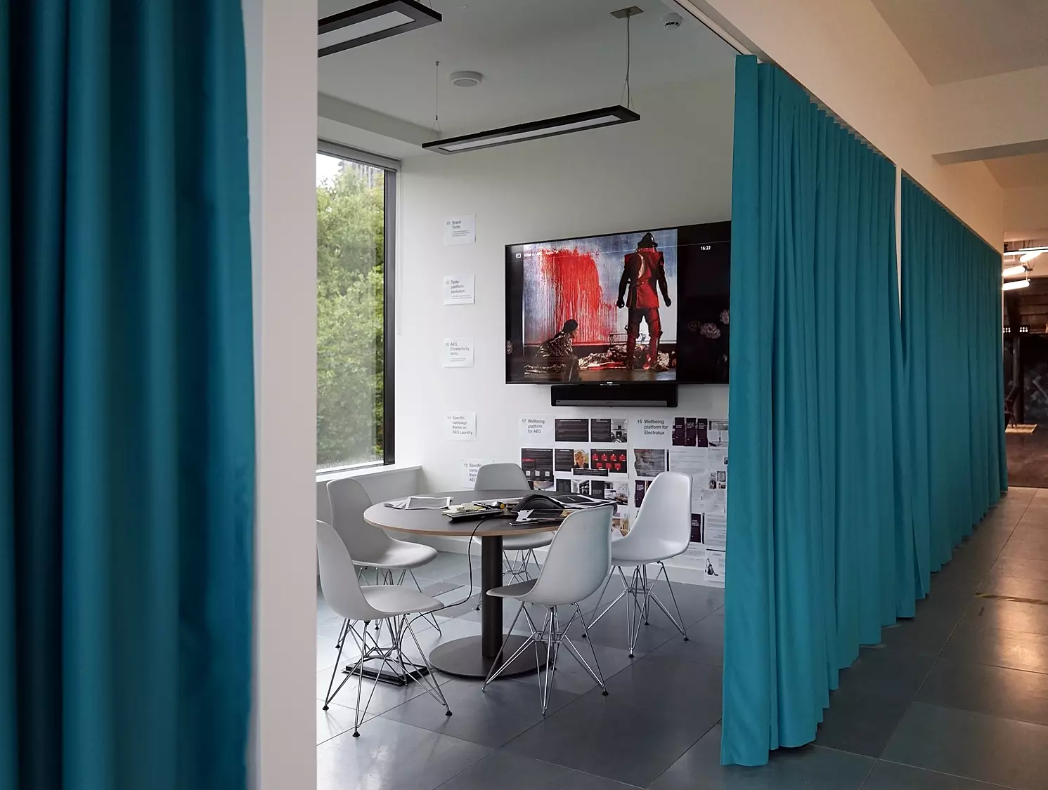 Office interior designed for collaboration